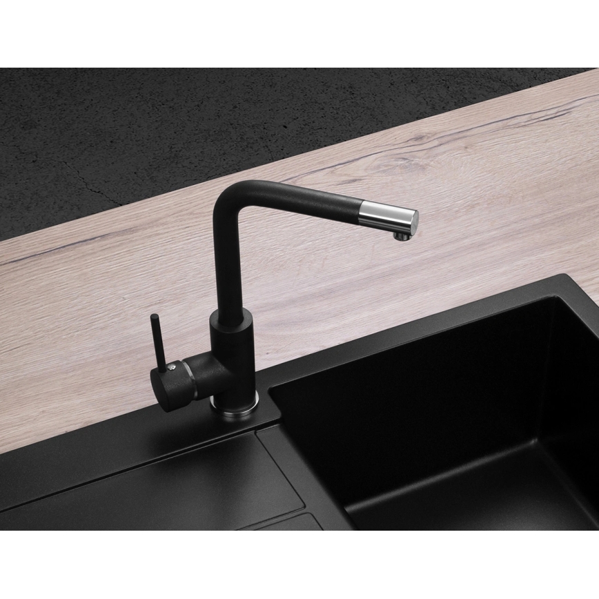 Concept BDG4327BC - Valamusegisti 27,3 cm graniit/must