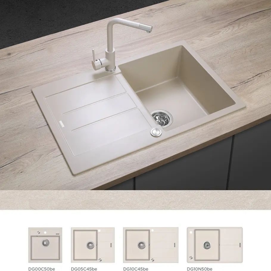 Concept BDG4327BE - Valamukraan 27,3 cm, graniit/beež