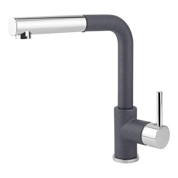 Concept BDG4527DG - Köögisegisti väljatõmmatava dušiga, 26,9 cm, graniit/tumehall