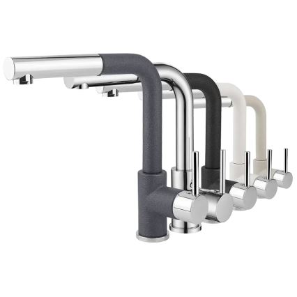 Concept BDG4527DG - Köögisegisti väljatõmmatava dušiga, 26,9 cm, graniit/tumehall