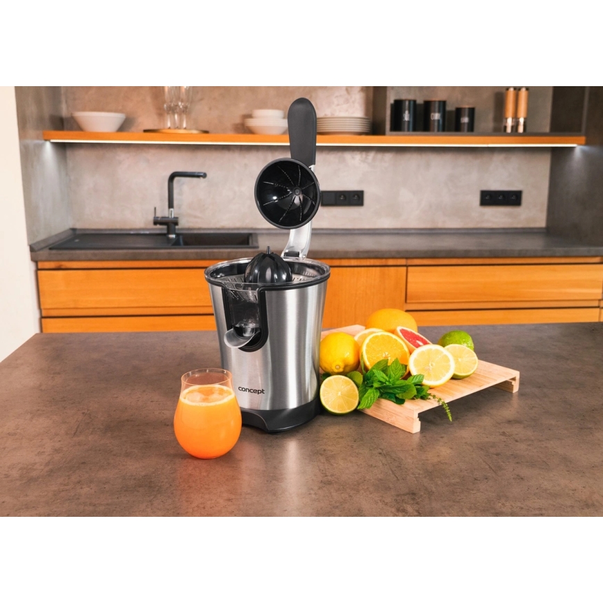 Concept CE3520 - Hoovpress tsitrustele, 0,75 l, 160W/230V, roostevabast terasest