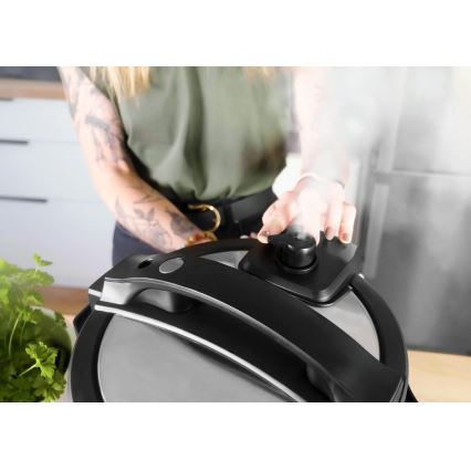 Concept CK8000 - mitmefunktsiooniline elektriline rõhukeetja ja õhufritüür 5,6 l, 11-ühes, 1500W/230V, must