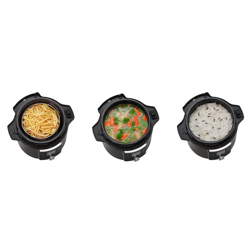 Concept CK8000 - mitmefunktsiooniline elektriline rõhukeetja ja õhufritüür 5,6 l, 11-ühes, 1500W/230V, must