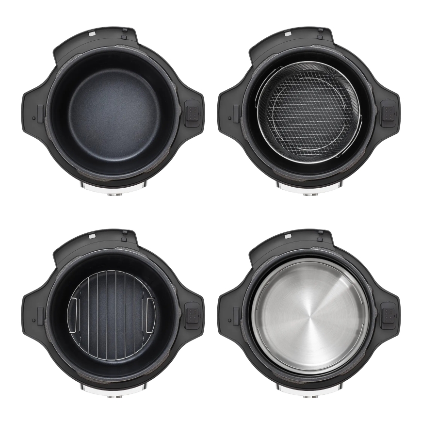 Concept CK8000 - mitmefunktsiooniline elektriline rõhukeetja ja õhufritüür 5,6 l, 11-ühes, 1500W/230V, must