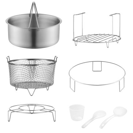 Concept CK8000 - mitmefunktsiooniline elektriline rõhukeetja ja õhufritüür 5,6 l, 11-ühes, 1500W/230V, must