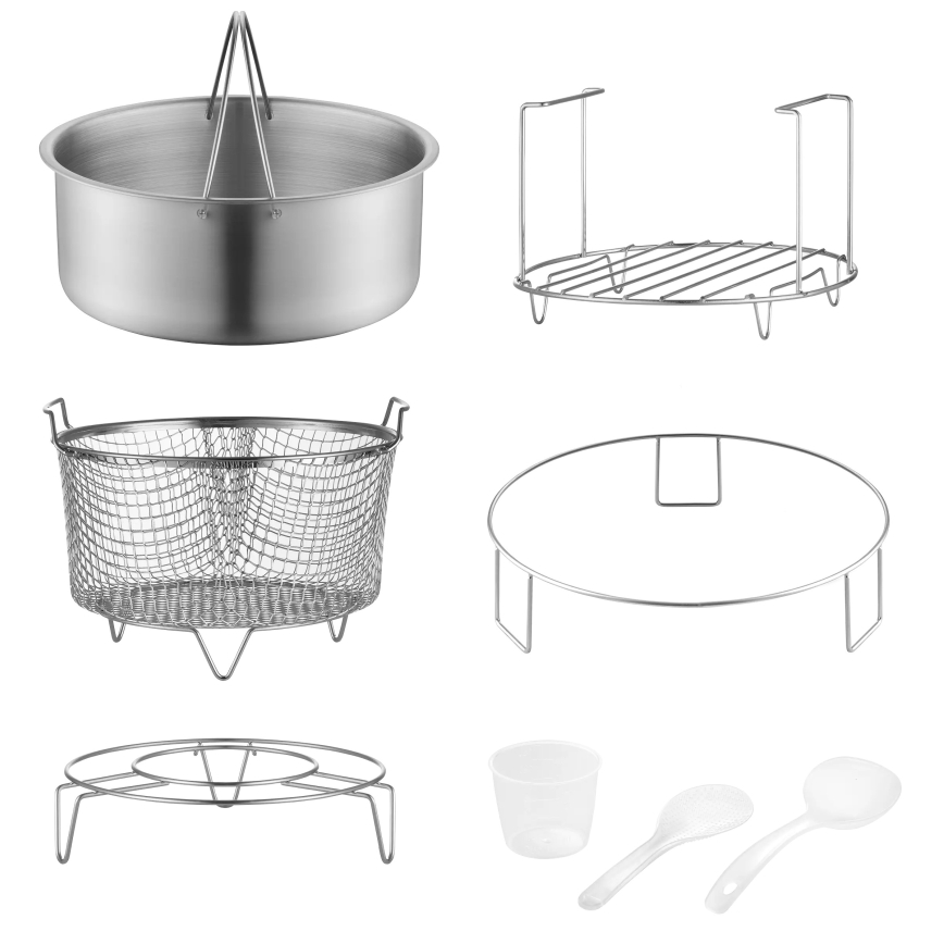 Concept CK8000 - mitmefunktsiooniline elektriline rõhukeetja ja õhufritüür 5,6 l, 11-ühes, 1500W/230V, must