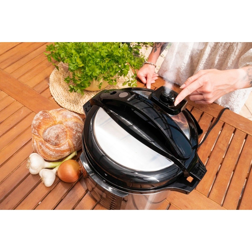 Concept CK8001 - Mitmefunktsiooniline elektriline rõhupott 5,6 l 1000W/230V Wi-Fi roostevaba teras