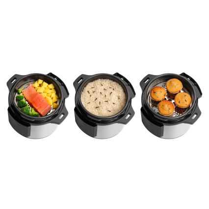 Concept CK8001 - Mitmefunktsiooniline elektriline rõhupott 5,6 l 1000W/230V Wi-Fi roostevaba teras