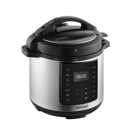 Concept CK8001 - Mitmefunktsiooniline elektriline rõhupott 5,6 l 1000W/230V Wi-Fi roostevaba teras