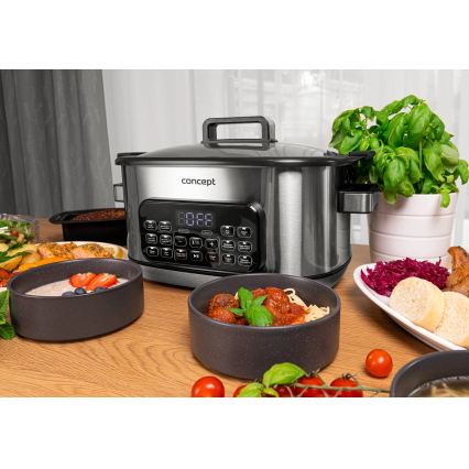 Concept CK9000 - Multifunktsionaalne elektripott 6 l 10-ühes 1250W/230V roostevaba teras
