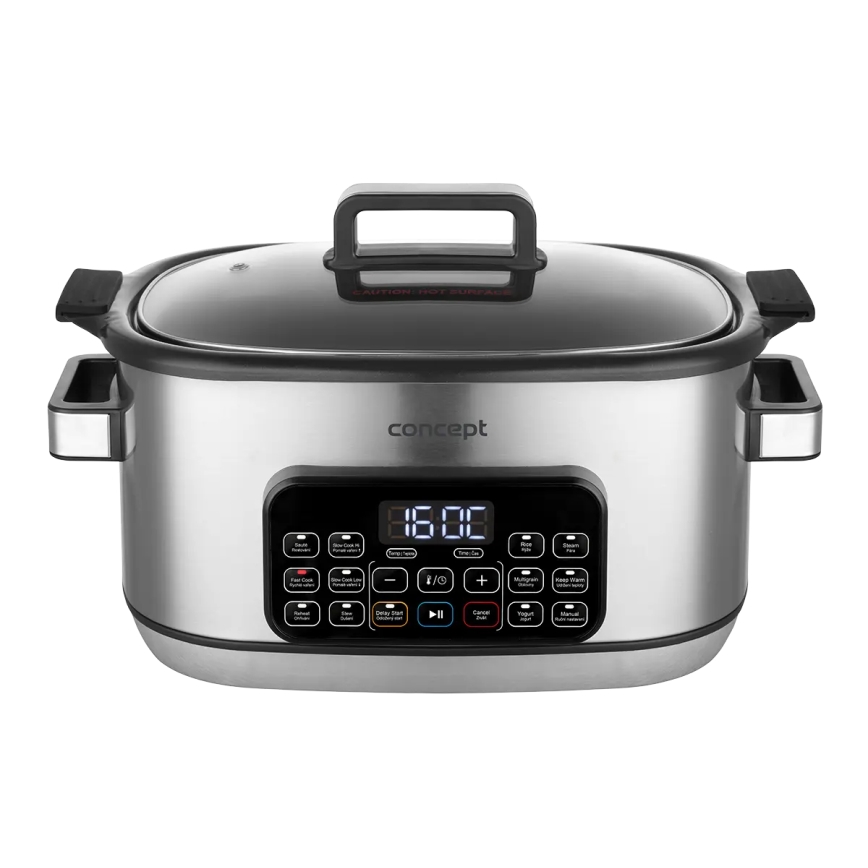 Concept CK9000 - Multifunktsionaalne elektripott 6 l 10-ühes 1250W/230V roostevaba teras