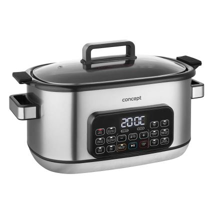 Concept CK9000 - Multifunktsionaalne elektripott 6 l 10-ühes 1250W/230V roostevaba teras