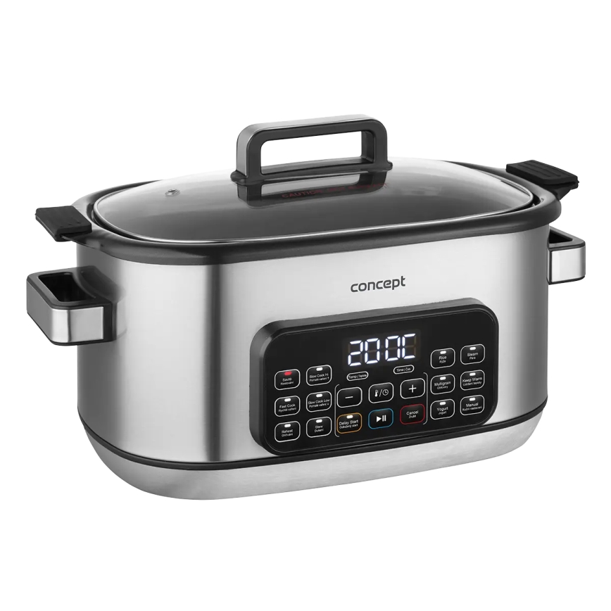 Concept CK9000 - Multifunktsionaalne elektripott 6 l 10-ühes 1250W/230V roostevaba teras