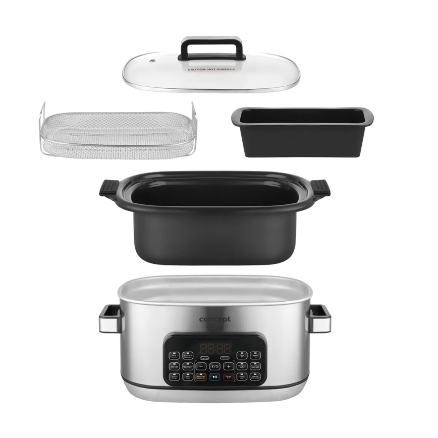 Concept CK9000 - Multifunktsionaalne elektripott 6 l 10-ühes 1250W/230V roostevaba teras