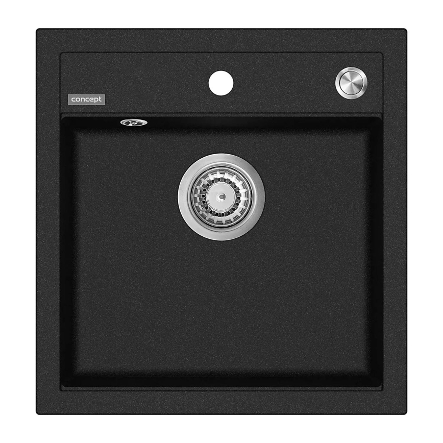 Concept DG00C50BC - Köögivalamu CUBIS 49x51 cm graniit/must