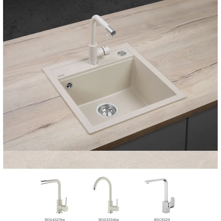 Concept DG00C50BE - CUBIS köögivalamu 49x51 cm graniit/beež