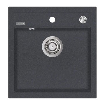 Concept DG00C50DG - Köögivalamu CUBIS 49x51 cm graniit/ tumehall