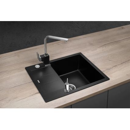 Concept DG05C45BC - Köögivalamu CUBIS 50x62 cm graniit/must
