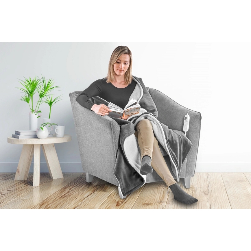 Concept DV7420 - Elektriline soojatekk 160W/230V 180x130 cm hall/valge