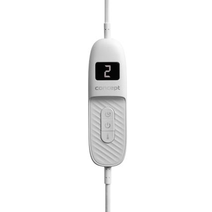 Concept DV7420 - Elektriline soojendustekk 160W/230V 180x130 cm hall/valge