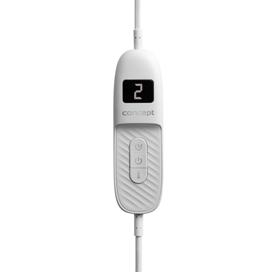 Concept DV7420 - Elektriline soojendustekk 160W/230V 180x130 cm hall/valge