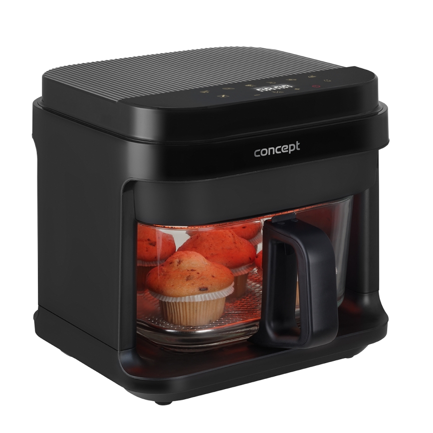 Concept FR5500 - Kuumaõhufritüür GLASS & FAST 5,5 l 1200W/230V must