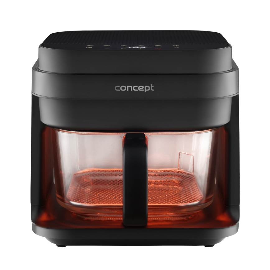 Concept FR5500 - Kuumaõhufritüür GLASS & FAST 5,5 l 1200W/230V must