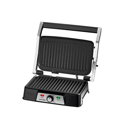 Concept ge2005 - Kontaktgrill 1500W/230V roostevaba/must