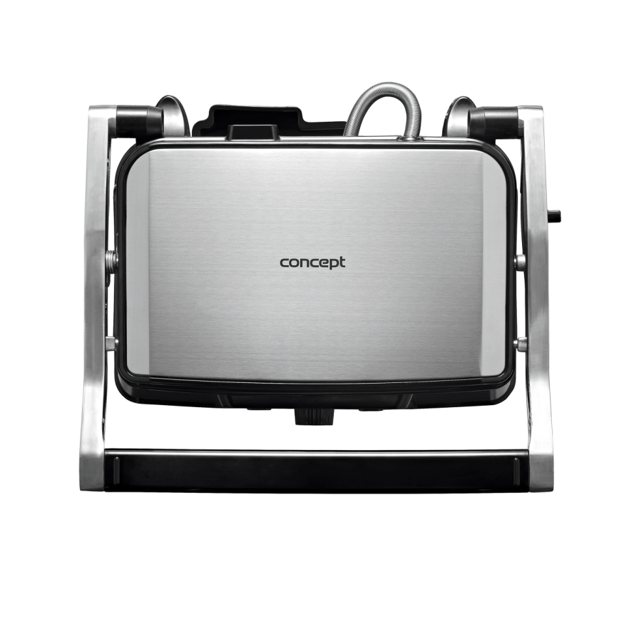 Concept ge2005 - Kontaktgrill 1500W/230V roostevaba/must