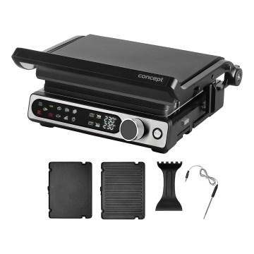 Concept ge3500 - Kontaktgrill temperatuurianduriga 2000W/230V must