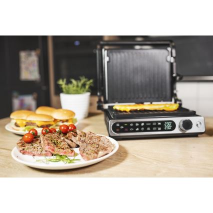 Concept ge3500 - Kontaktgrill temperatuurimõõdikuga 2000W/230V must