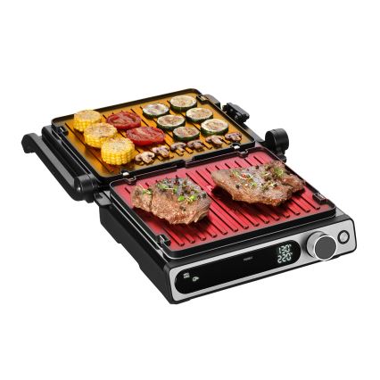 Concept ge3500 - Kontaktgrill temperatuurimõõdikuga 2000W/230V must