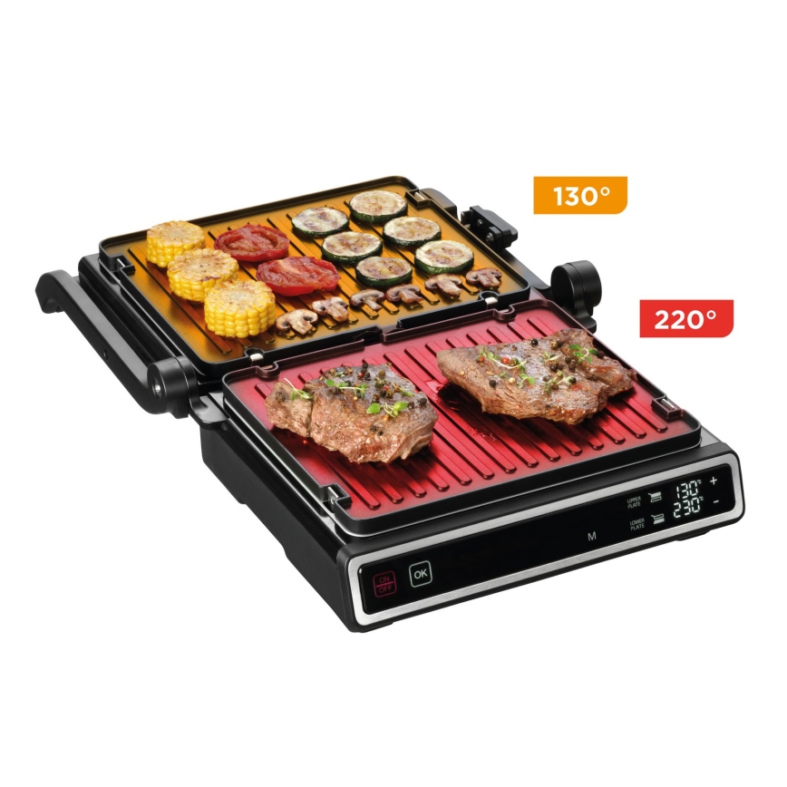 Concept ge3550 - Kontaktgrill temperatuurianduriga 2000W/230V must