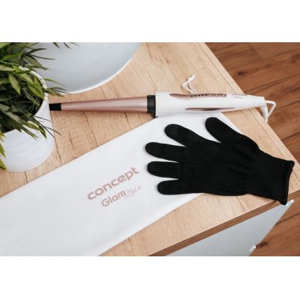 Concept KK2125 - konuslik lokitang GLAM STYLE 42W/230V valge/roosakuld