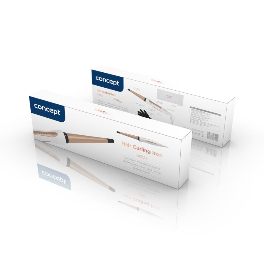 Concept KK2125 - konuslik lokitang GLAM STYLE 42W/230V valge/roosakuld