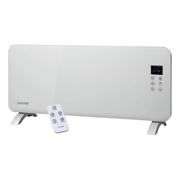 Concept KS4000 - Elektriline küttekeha/konvektor 1000/2000W IP24 valge + kaugjuhtimispultiga