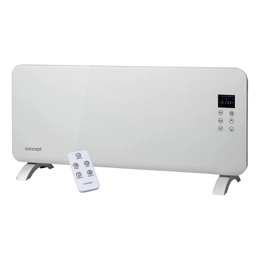 Concept KS4000 - Elektriline küttekeha/konvektor 1000/2000W IP24 valge + kaugjuhtimispultiga