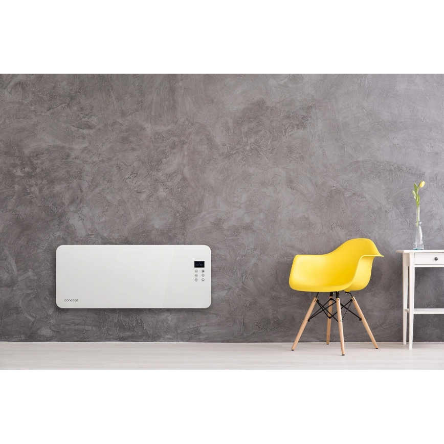 Concept KS4000 - Elektriline küttekeha/konvektor 1000/2000W IP24 valge + kaugjuhtimispultiga