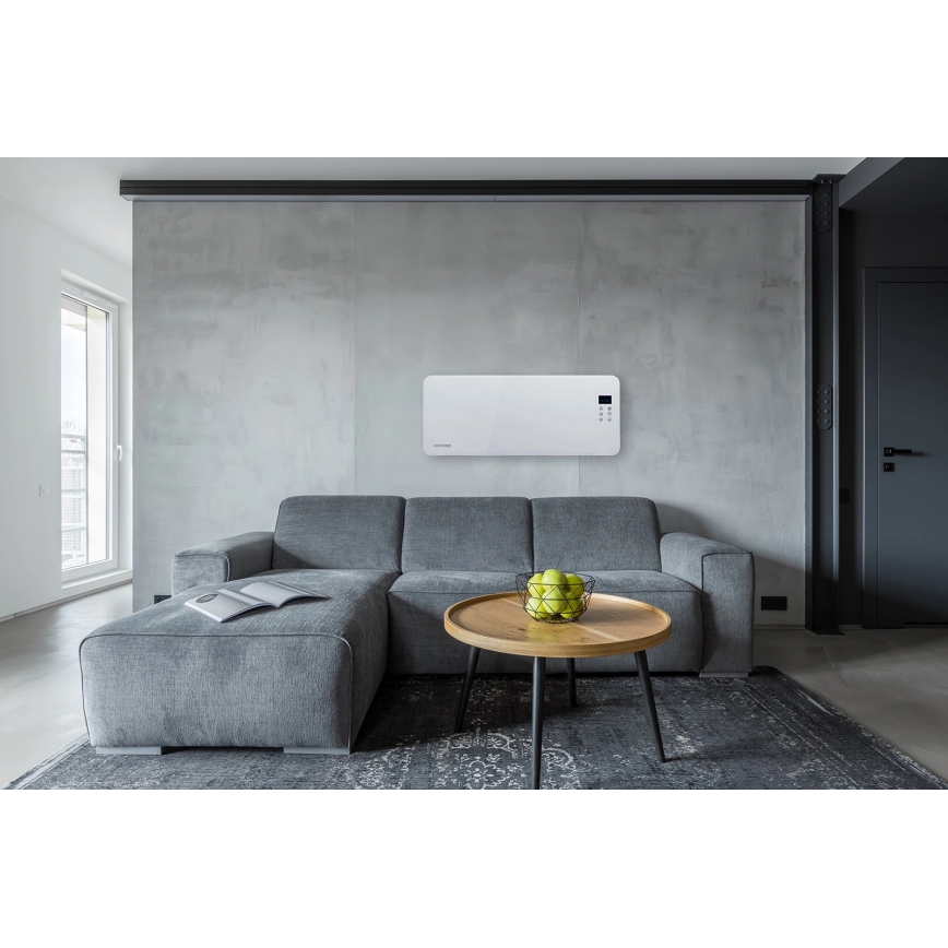 Concept KS4000 - Elektriline küttekeha/konvektor 1000/2000W IP24 valge + kaugjuhtimispultiga