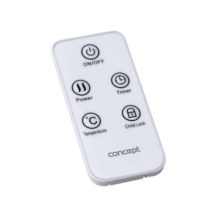 Concept KS4000 - Elektriline küttekeha/konvektor 1000/2000W IP24 valge + kaugjuhtimispultiga