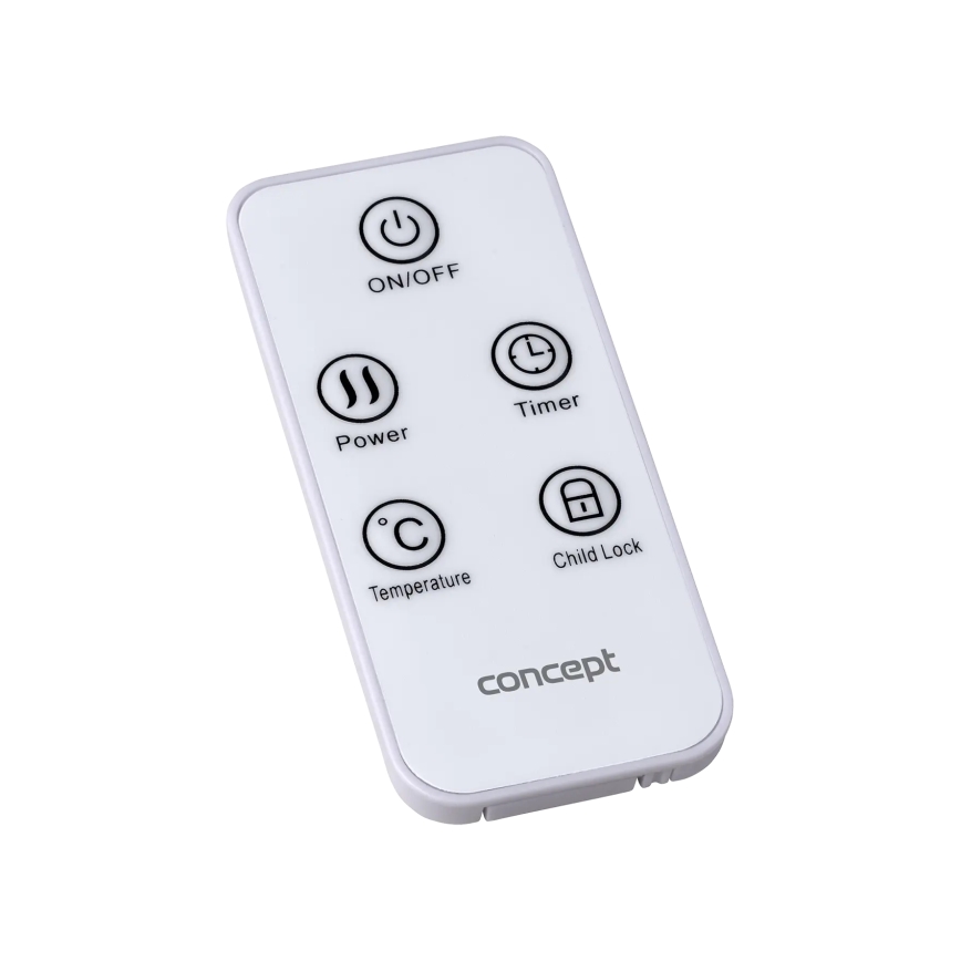 Concept KS4000 - Elektriline küttekeha/konvektor 1000/2000W IP24 valge + kaugjuhtimispultiga
