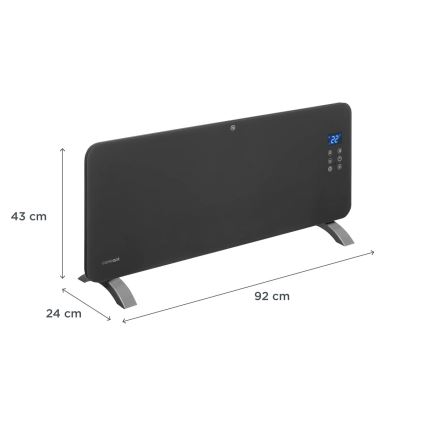Concept KS4100 - Nutikas elektriline otseküttekeha/konvektor 1000/2000W Wi-Fi IP24 hall