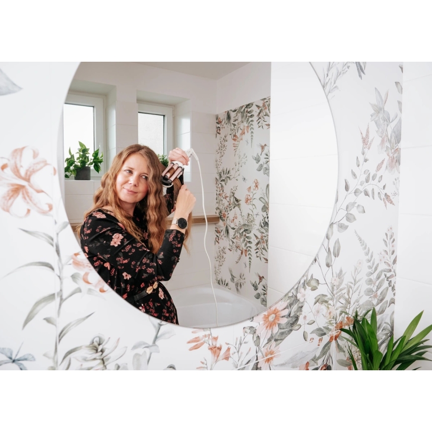 Concept KT2140 - Kolmesilindriline lokitaja GLAM STYLE 100W/230V valge/roosakuldne