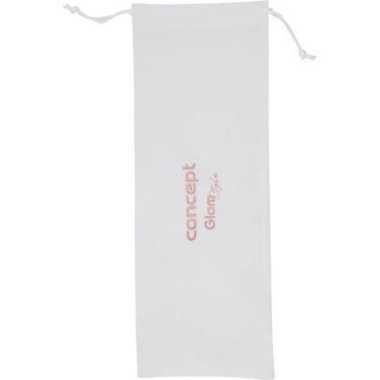 Concept KT2140 - Kolmesilindriline lokitaja GLAM STYLE 100W/230V valge/roosakuldne