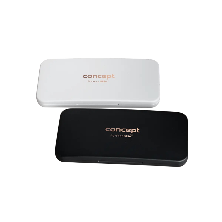 Concept KZ2010 - LED taskukosmeetiline peegel PERFECT SKIN LED/1,5W/5V 4500-5500K 300 mAh valge