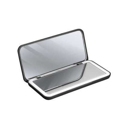 Concept KZ2020 - LED taskukosmeetiline peegel PERFECT SKIN LED/1,5W/5V 4500-5500K 300 mAh must