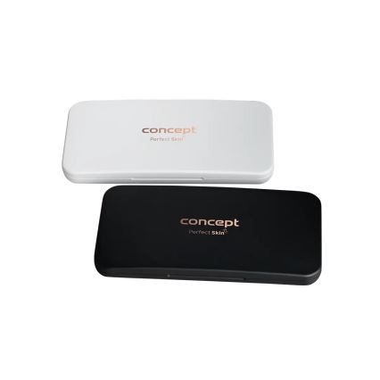 Concept KZ2020 - LED taskukosmeetiline peegel PERFECT SKIN LED/1,5W/5V 4500-5500K 300 mAh must