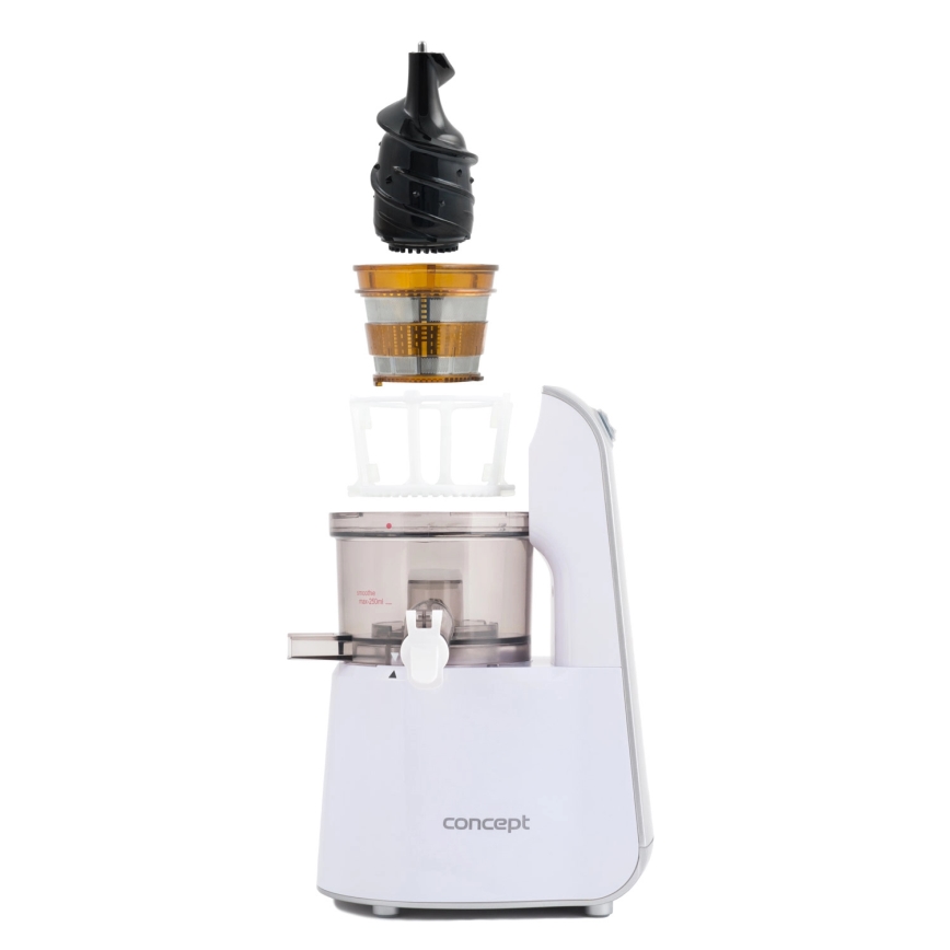 Concept LO7066 - Aeglane 3-ühes mahlapress 240W/230V valge
