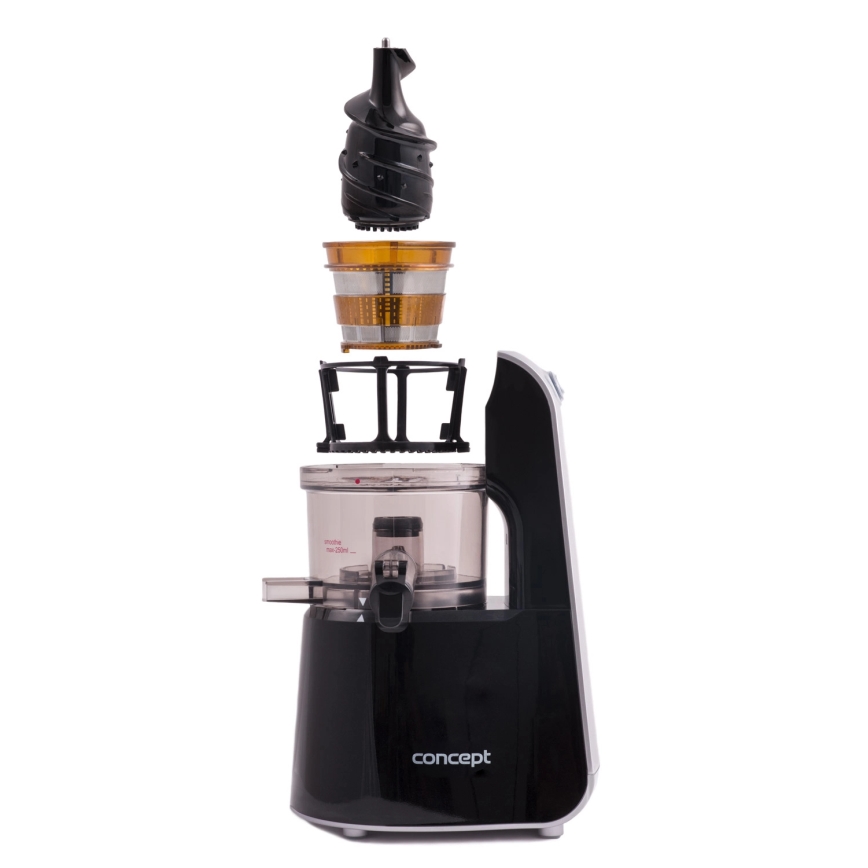 Concept LO7067 - 3-ühes aeglane mahlapress 240W/230V, must