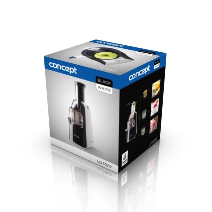 Concept LO7067 - 3-ühes aeglane mahlapress 240W/230V, must